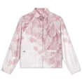thumbnail image 4 of Jackets for Women Winter Coat Jackets Flannel Stand Collar Jacket(Cherry Blossom Floral Print,Size:S-4XL), 4 of 7