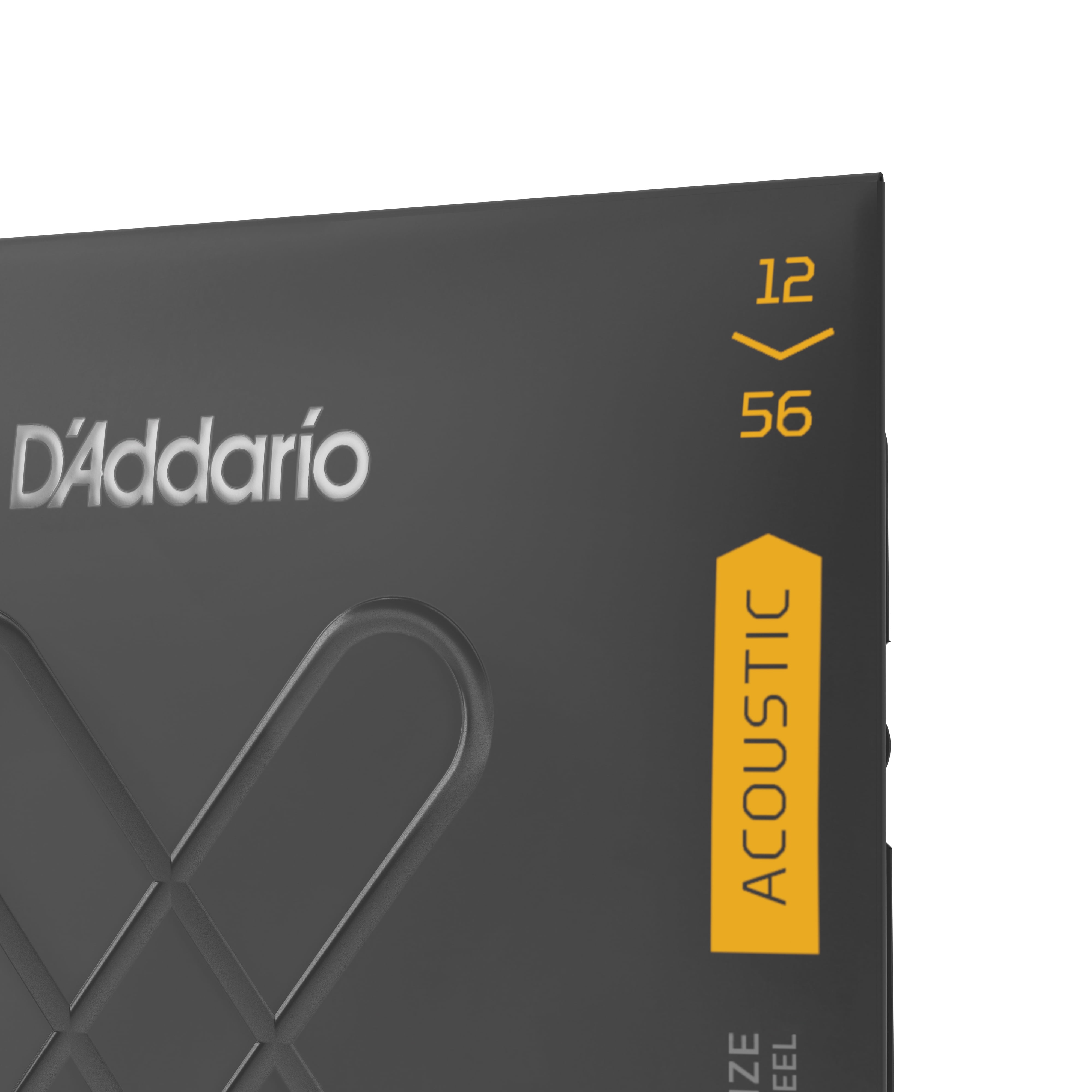 D'Addario Guitar Strings 3-Pack Extended Life Phosphor Bronze Light 12-56