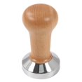 thumbnail image 1 of Tamper Poignée en Bois Machine à Expresso Barista 51mm Couleur Bois, 1 of 3