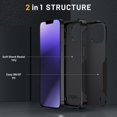 thumbnail image 4 of Funda para iPhone 14, doble capa de protección, a prueba de golpes, protección para pantalla y cámara., 4 of 5