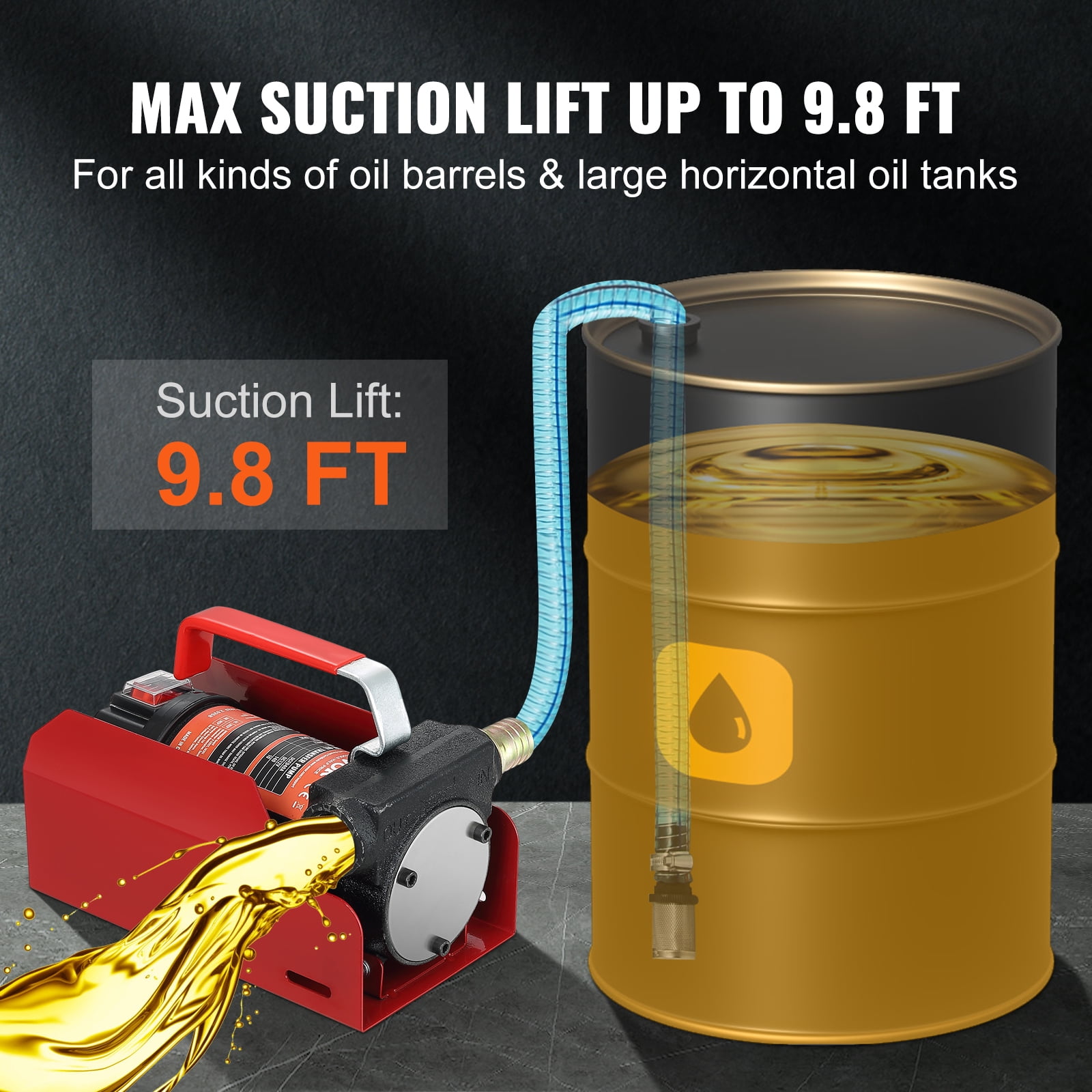 Membranpumpe - Modell 7010 DC - max. Vakuum 270 mbar - Saugleistung 6,5  l/min. - Motorspannung 12 V DC