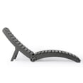 thumbnail image 3 of WestinTrends Outdoor HDPE In-Pool Patio Chaise Lounge Chair With Wheels, Gray, 3 of 13