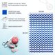 thumbnail image 4 of Elegante tela acolchada para decoración del hogar, tela de algodón con 7 patrones y variaciones de color, ideal para artículos de costura y álbumes de recortes, paquete de cuartos de tela en blanco,, 4 of 6