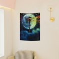 thumbnail image 4 of ZFLMY Dragonfly Full Moon Tapestry Home Decor 100% Polyester Wall Hanging 30*40in, 4 of 5