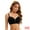 Black, variant on Unique Bargains Women's Adjustable Straps Lightweight Lace Trim Push Up Bras D 34 Red