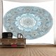 thumbnail image 1 of Tapiz decorativo multiusos con diseño geométrico y mandala vibrante, ideal para paredes, playa o yoga – Poliéster resistente y fácil de transportar., 1 of 5