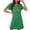 Green, variant on Amzcrzy Womens Pajamas Dress Trendy Love Graphic Valentines Day Dress Casual Short Sleeve Round Neck Mid Calf Nightdress Valentines Day Gifts for Women