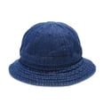 thumbnail image 5 of CoCopeanut Topi Nelayan Dapat Dilipat Baru 2022 Topi Ember Denim Dapat Dicuci Topi Bob Fashion Uniseks Topi Bucket Panama Pria Wanita Hip Hop Gorros, 5 of 6