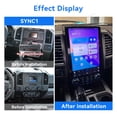 thumbnail image 4 of SNATEEN 14.4 inch Carplay Screen/Radio/Multimedia Player for Ford F150 2015 2016 2017 2018 2019 2020 2021 Universal Car Navigation/GPS Upgrade HeadUnit Android 1080P Touch Screen Replace System, 4 of 16