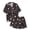 A53 Black, variant on FASHOFT Christmas Pajamas for Women Set Cute Santa Claus Graphic Long Sleeve Button up Shirts 2 Piece Pjs Satin Soft Sleepwear Holiday Loungewear L
