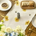 thumbnail image 4 of SM-XLHN Yellow Flowers Daisy Bees Summer Table Runner, Seasonal Easter Fall Holiday Kitchen Dining Table Decoration for Home Party Indoor 13x48 Inch, 4 of 6