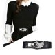 thumbnail image 3 of 1 unids cintura conjuntamente elástico elástico elástico 50 mm de ancho faja elegante ajustable cintura para el regalo de cumpleaños fiesta madre amig EL223-7 Macarena Cinturón de la cintura para mujer, 3 of 7