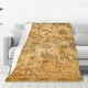 thumbnail image 1 of Balery Old Vintage Map Of Sea Manta de Felpa Suave y Acogedora – Cobija de Franela Aterciopelada para Cama, Lavable y Cálida para Sofá, Mascotas, Transpirable-50"x40", 1 of 7