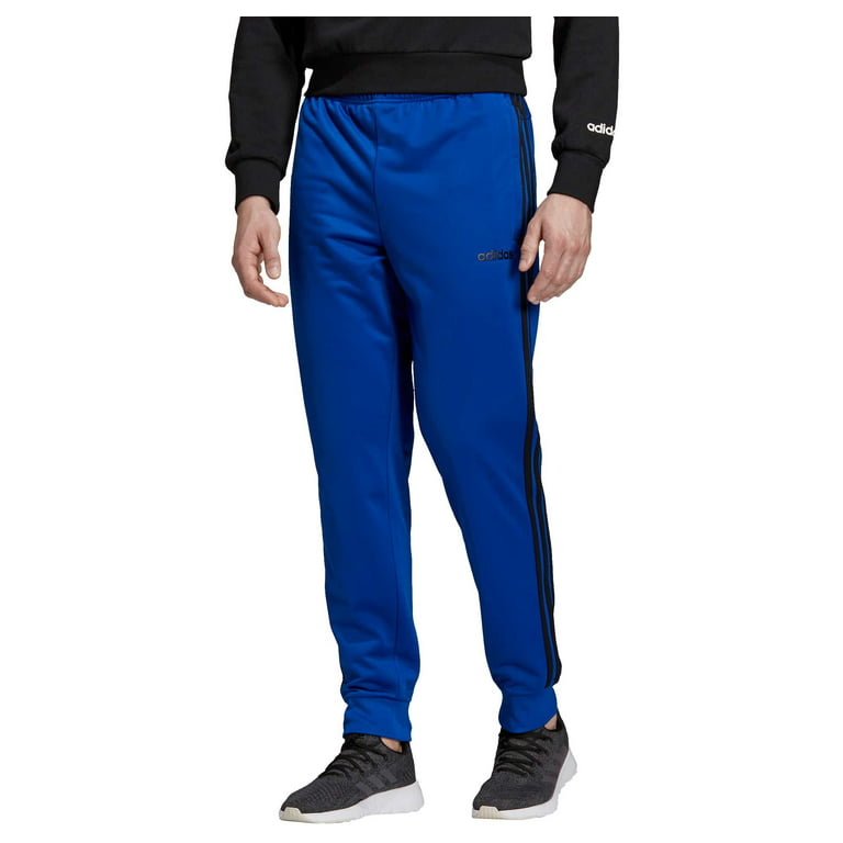 adidas Essentials Men's 3-Stripes Tapered Tricot Pants, Collegiate