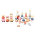 thumbnail image 1 of 72 piedras apilables ligeras Montessori para niños, juguete de equilibrio para bebés. 46 piezas, 1 of 9
