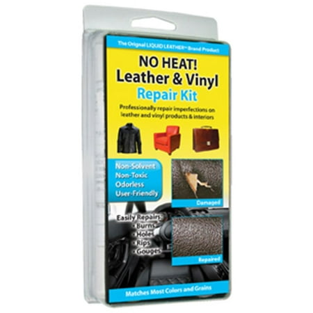No Heat Liquid Leather & Vinyl Repair Kit Fix Holes Burns Rips (Best Leather Repair Kit)