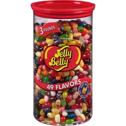 ***Discontinue***Jelly Belly 49 Flavors Jelly Beans, 3 lbs, (Pack of 6)