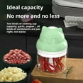 thumbnail image 5 of Rollback! Cute Portable Electric Garlic Chopper, Food Processor, Vegetable Chopper, Onion Mincer, Cordless Meat Grinder for Vegetable, Pepper, Onion, Food, Seasoning, Nuts, 5 of 6