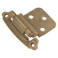 thumbnail image 2 of Hickory Hardware Surface Self-Closing Collection Hinge (Pair) - Black Iron, 2 of 2