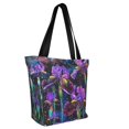 thumbnail image 2 of Fotbe Starry Night Iris Field Pattern Beach Tote,Shoulder Handbag,Spacious Tote Bag,Lightweight Travel Bag,Versatile Shopping Bag, 2 of 9