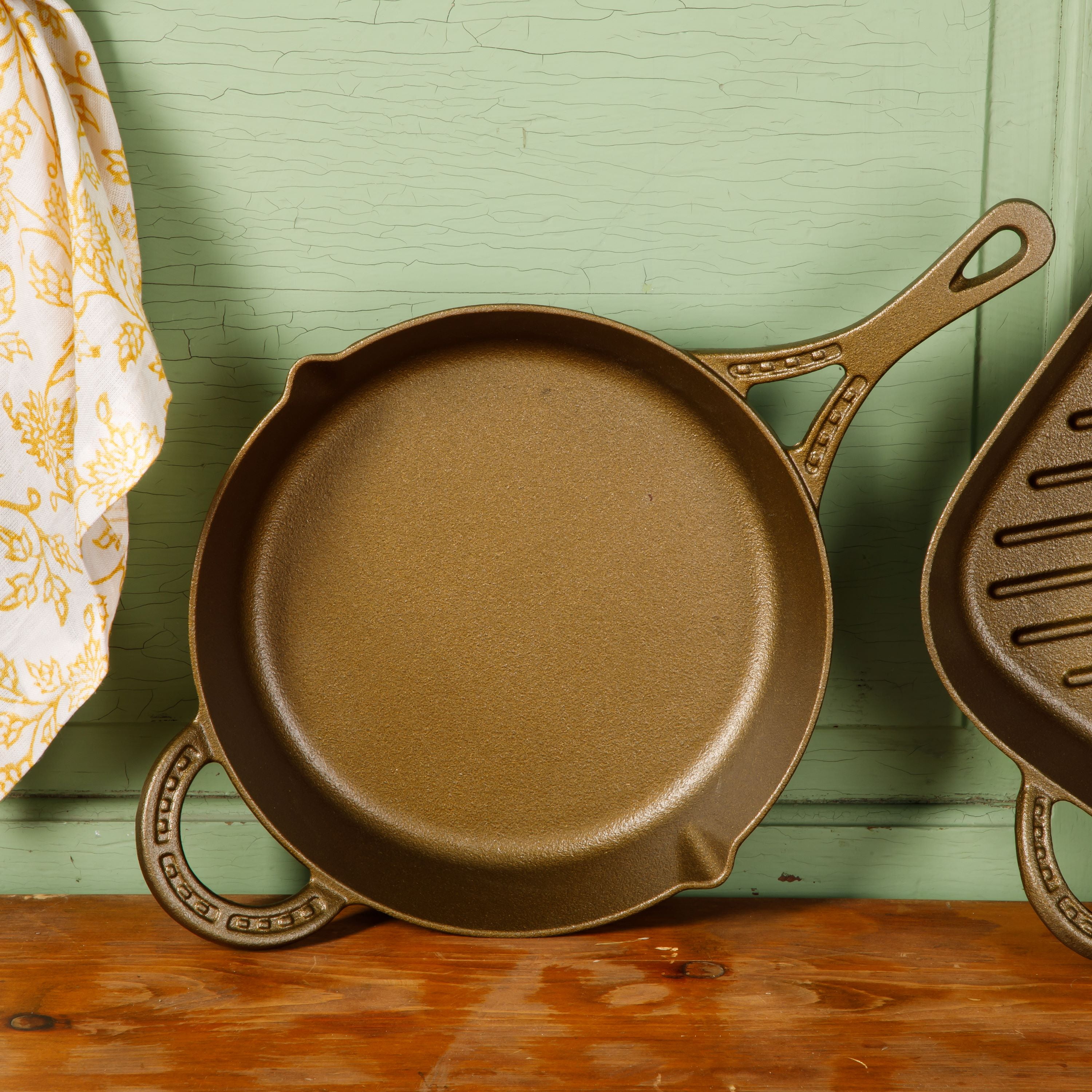 Where to buy that cast iron skillet with sections? - GardenFork - Eclectic  DIY