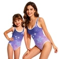 thumbnail image 7 of CCRFTGI Girls Swimsuits Summer Quick Dry One Piece Bathing Suit Cute Gradient Beach Swimwear Swimsuits Girls Clothes Girls Bathing Suits Dark Purple 5-6 Years, 7 of 7
