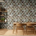 thumbnail image 3 of S4Sassy Animal Hexagon Print Wallpaper- Commercial Space Wall Covering, 25" x 360" Self-Adhesive Vinyl Wall Paper, Decorative Wallwrap, Easy DIY Walls Covering For Retail, Office Space- Gray, 3 of 8