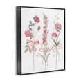 thumbnail image 2 of Stupell Industries Traditional Pastel Pink Floral Sprigs Black Framed Giclee Art, 11 x 14, by Sally Swatland, 2 of 7
