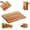 Brown for Cheese 1pcs, variant on Book-Shaped Cutting Board, Decorative Boards that Look Like Books, The Cutting Board Library, Wooden ChoppingBoard Charcuterie Boards for Kitchen, Home Decor Gift (Brown Set)