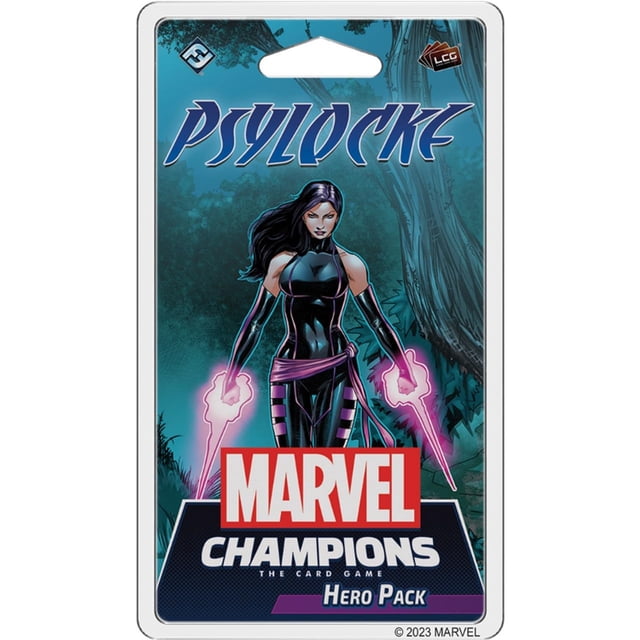 Juego de cartas Fantasy Flight Marvel Champions Psylocke Hero Pack
