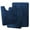 Navy Blue, variant on Semfri 3-Piece Bathroom Rug Set Velvet Memory Foam Bath Mat and Contour Rug Absorbent Fast Drying  Gray