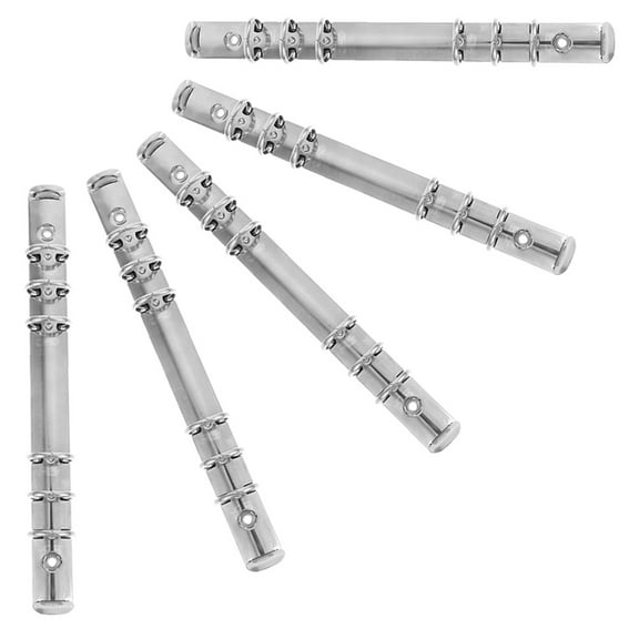 5Pcs Ring Binder Mechanism 6-Ring Binder Inserts Mechanism for Notebook Planner