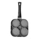 thumbnail image 1 of Sartén con 4 agujeros para el desayuno, máquina para hacer panqueques, olla de carne para huevos, antiadherente para el hogar, mango negro AweSitey HA004514-01, 1 of 7
