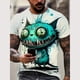 thumbnail image 3 of Camiseta de verano para hombre, informal, de calle, de manga corta, con estampado de dibujos animados en 3D, divertidas camisetas de animales, ropa de calle de moda para hombre, 3 of 5
