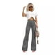 thumbnail image 3 of Pantalones elegantes de pana de color liso de otoño para mujer, pantalones micro, pantalones casuales de cintura alta, 3 of 6