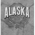 thumbnail image 2 of Alaska AK Student Campus Pride Seal Plus Size Crewneck Graphic Tee Shirt Brisco Brands 3X, 2 of 3