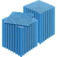 thumbnail image 6 of KFFKFF Connectable Tiles in Blue, 55PCS, Measuring 12" x 12" Each, Composed of Gentle PVC, Featuring Interlocking Drainage Floor Tiles, Slip-Resistant with Drainage Openings, in Blue, 6 of 9