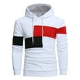 thumbnail image 3 of Vedolay Jackets for Men Male Autumn Winter Stylish Oversized T-Shirt White,M, 3 of 4