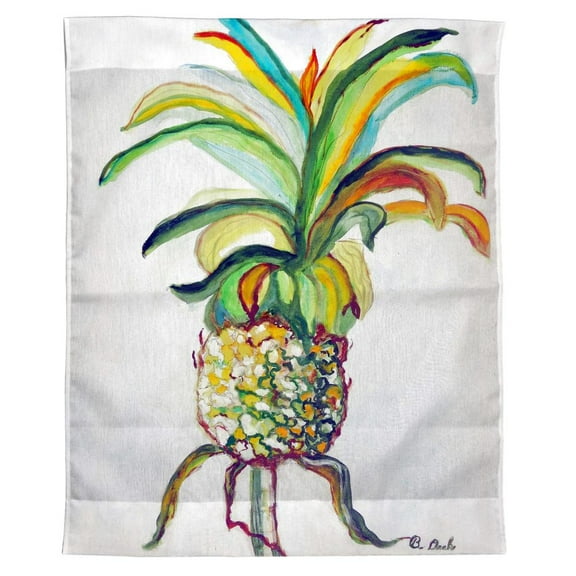 Betsy Drake Interiors Colorful Pineapple Wall Hanging 24x30