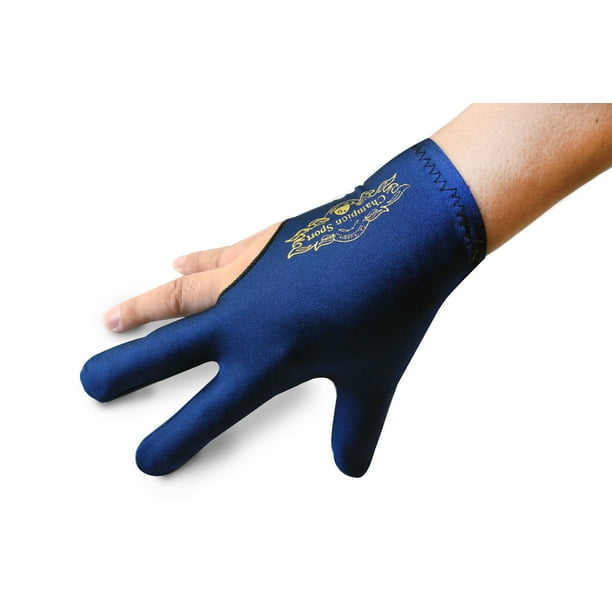 Champion Sport Dark Blue Right Handed Billiards Glove For Pool Cue Stick Walmart Com Walmart Com