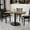 Walnut, variant on BizChair 30'' x 48'' Rectangular Walnut Laminate Table Top with 24'' Round Table Height Base