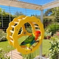 thumbnail image 6 of XQWJWLA Bird Rotating Perch Toys,Wooden Bird Exercise Wheel Parrot Toys, Bird Running Wheel Toys, Bird Cage Accessories for Parakeet, Cockatiel, Budgerigar,Conures, Lovebirds(#A), 6 of 6