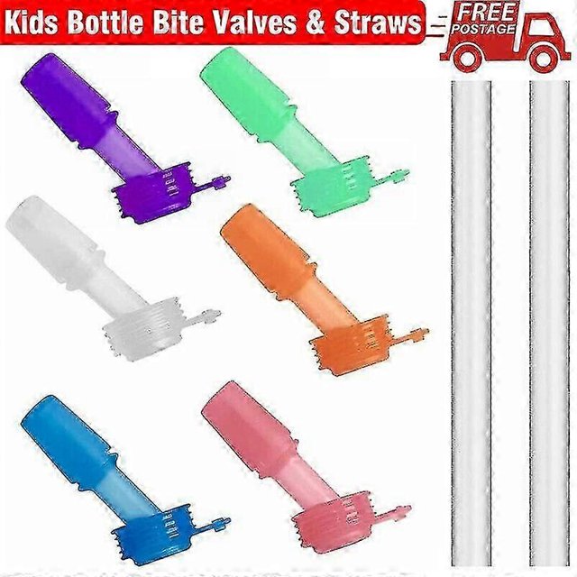 Kids Bite Valves Fit All Camel Bak Eddy Kids Water Bottle & Straws