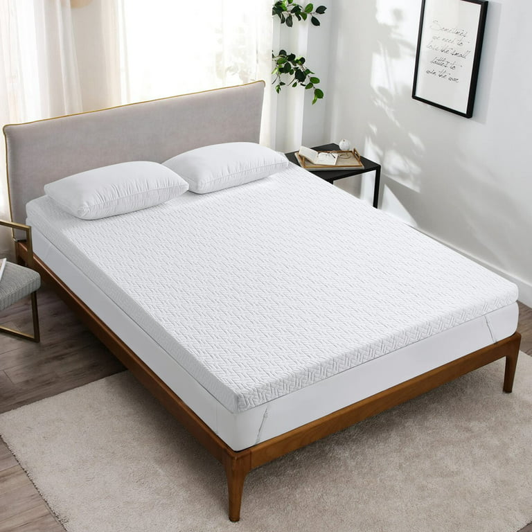 3 inch Comfortable Mattress Topper Cooling Air Foam-King Size - Size: King Size