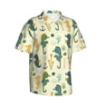 thumbnail image 2 of Daiia Seahorse Hawaiian Shirt for Men Gentle Cotton Regular Short Sleeve Casual-XX-Large, 2 of 9