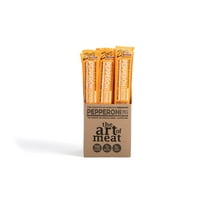Zoe's Meats Uncured Pepperoni Meat Stick, 1oz, 24 pack