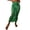 Green, variant on Womens Pencil Skirts Sheer Side Tie Knit High Waist Midi A Line Skirts Elastic Beach Holiday Vacation Chic Skirts