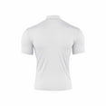 thumbnail image 6 of OGLCCG Men's Summer Mock Turtleneck T Shirt Short Sleeve Casual Basic Pullover Tops Solid Color Stretch Slim Fit Athletic Undershirt,M,White, 6 of 8