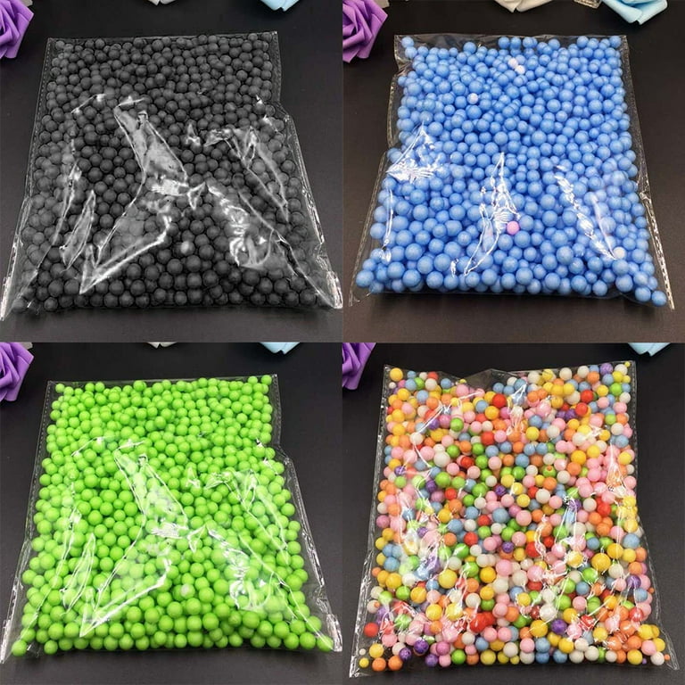 Polystyrene Styrofoam Gift Box Filler Foam Diy Mini Beads Multicolor Balls  Decor