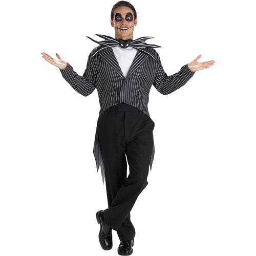 Nightmare before Christmas Deluxe Jack Skellington Adult Costume Size XL 42-46